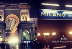 Milano visione notturna e cartello della stazione Milano Centrale - EFW