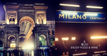 Milano visione notturna e cartello della stazione Milano Centrale - EFW