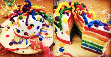 Torta Arlecchino, è la Eli's Carnival Cake. - EFW